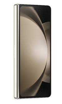 Samsung Galaxy Z Fold5 in Cream — brand stock image. Your device's condition matches its grade.