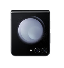 Samsung Galaxy Z Flip5 in Graphite — brand stock image. Your device's condition matches its grade.