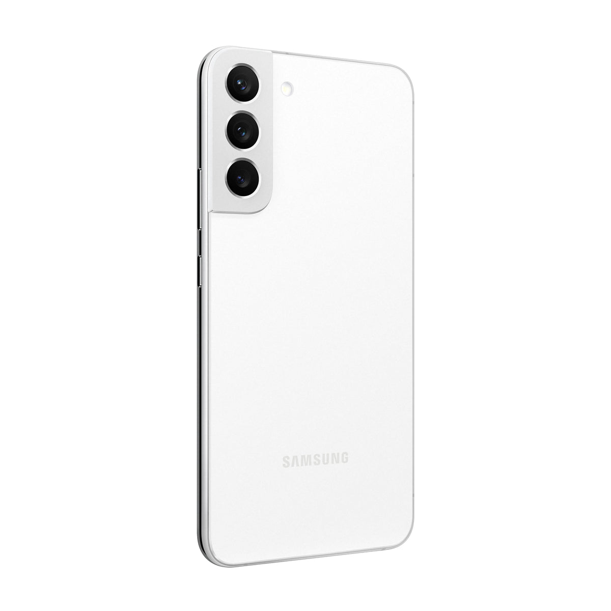 Samsung Galaxy S22+ in Phantom White — brand stock image. Your device's condition matches its grade.
