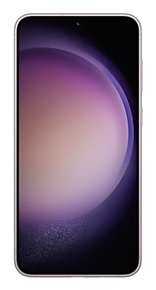Samsung Galaxy S23+ in Lavender — brand stock image. Your device's condition matches its grade.