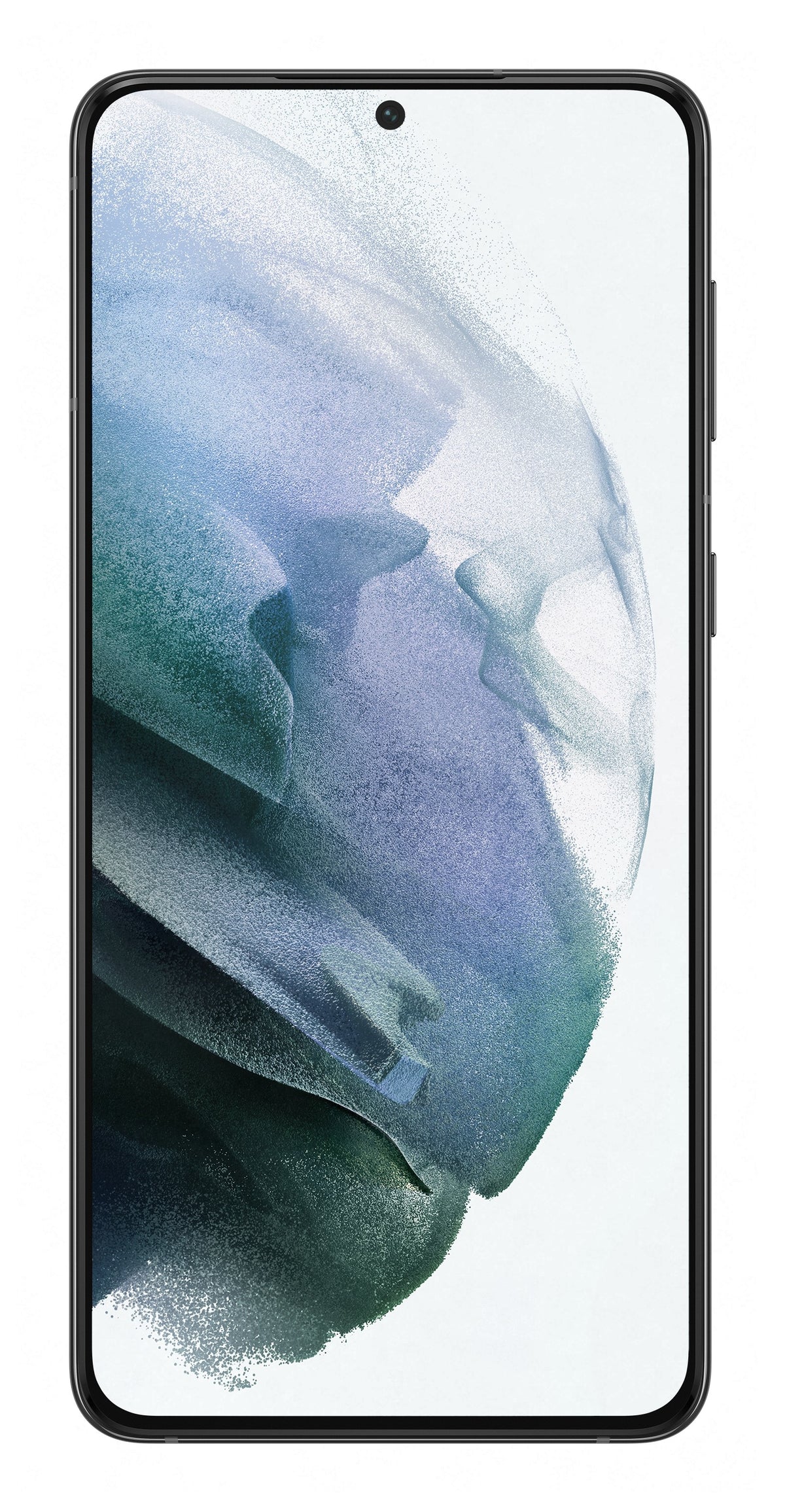 Samsung Galaxy S21+ in Phantom Black — brand stock image. Your device's condition matches its grade.