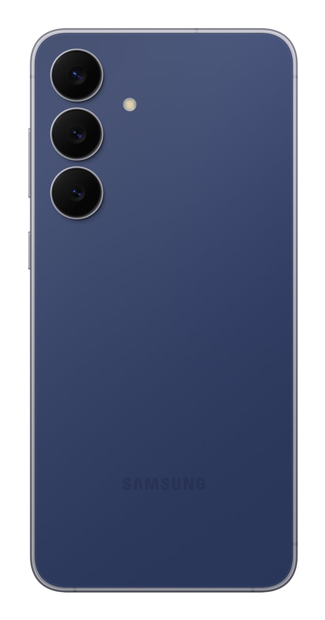 Samsung Galaxy S25 FE in Navy — brand stock image. Your device's condition matches its grade.