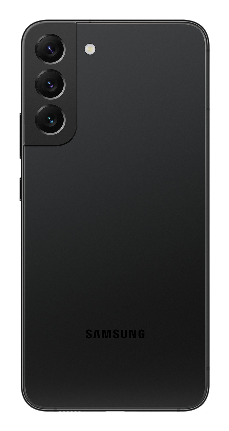 Samsung Galaxy S22+ in Phantom Black — brand stock image. Your device's condition matches its grade.