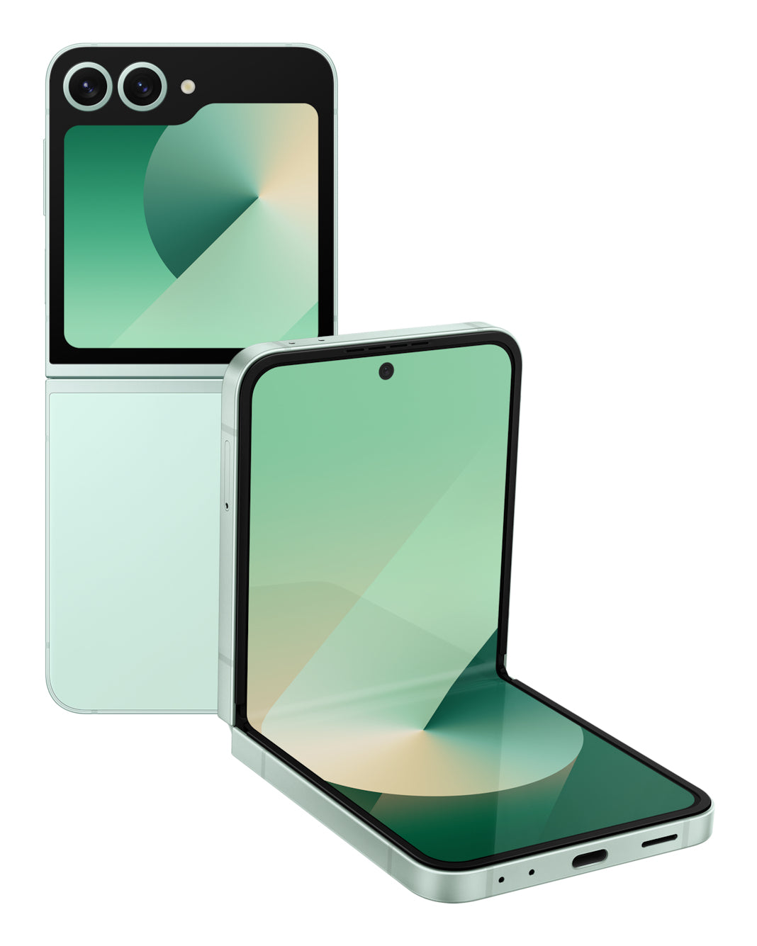 Samsung Galaxy Z Flip6 in Mint — brand stock image. Your device's condition matches its grade.