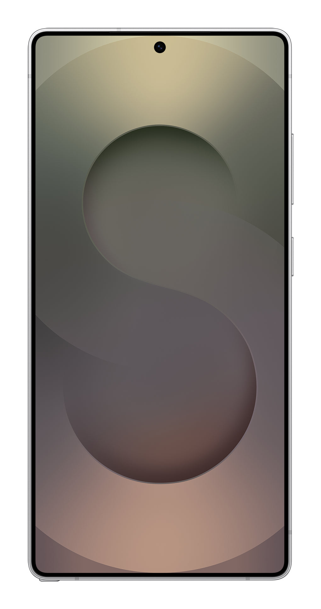 Samsung Galaxy S25 Ultra in Titanium Whitesilver — brand stock image. Your device's condition matches its grade.