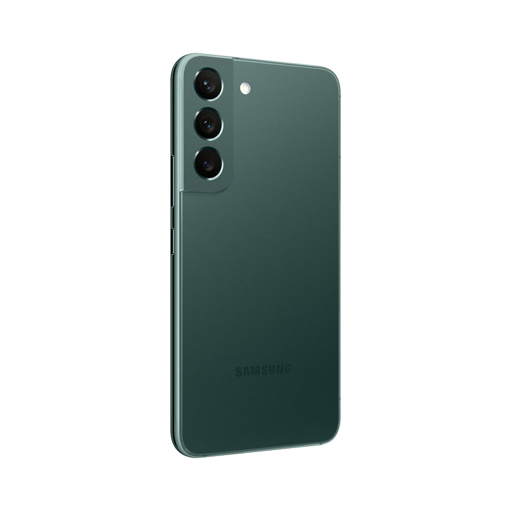 Samsung Galaxy S22 in Green — brand stock image. Your device's condition matches its grade.