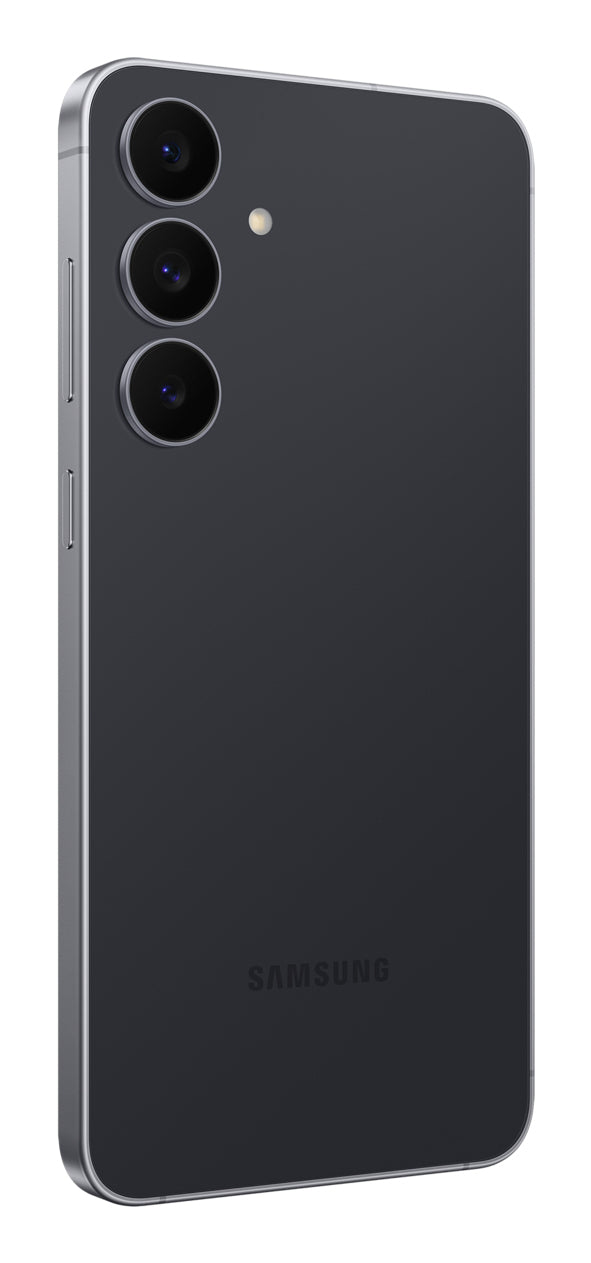 Samsung Galaxy S25 FE in Jetblack — brand stock image. Your device's condition matches its grade.