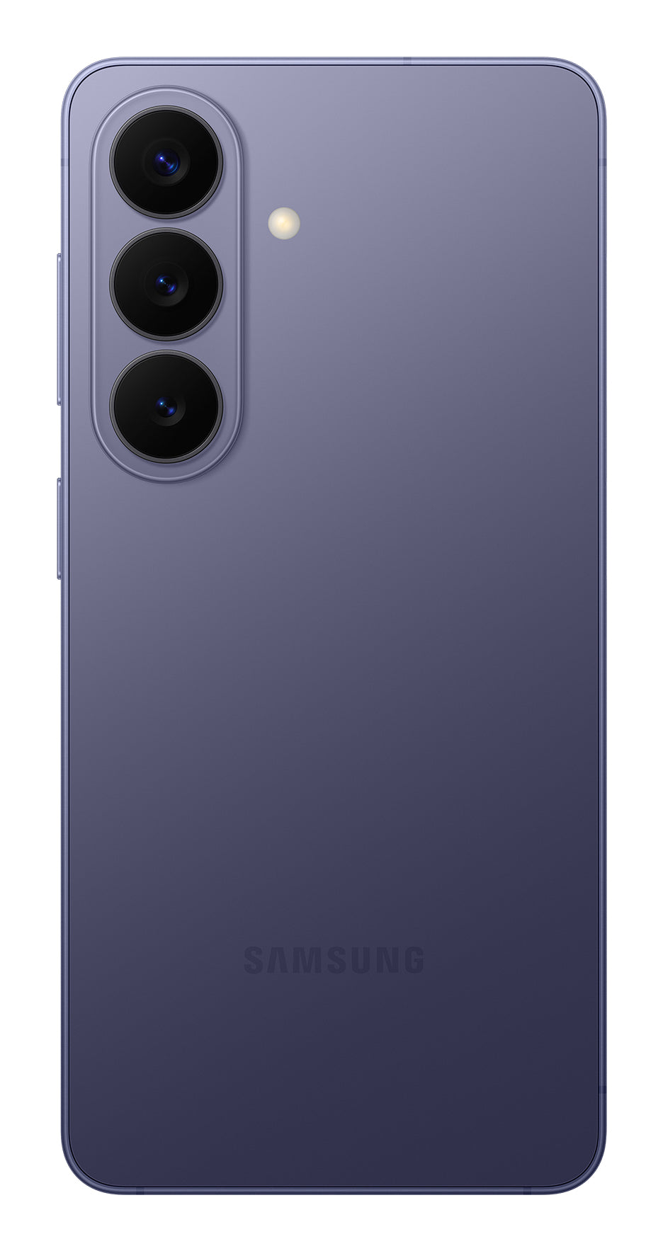 Samsung Galaxy S26+ in Cobalt Violet — brand stock image. Your device's condition matches its grade.