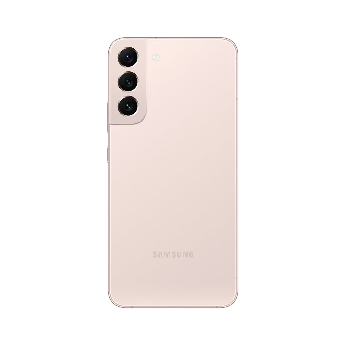 Samsung Galaxy S22+ in Pink Gold — brand stock image. Your device's condition matches its grade.