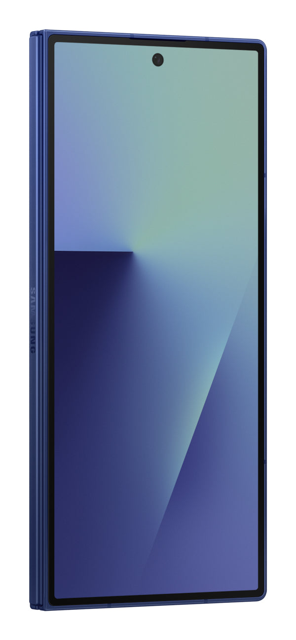Samsung Galaxy Z Fold7 in Blue Shadow — brand stock image. Your device's condition matches its grade.