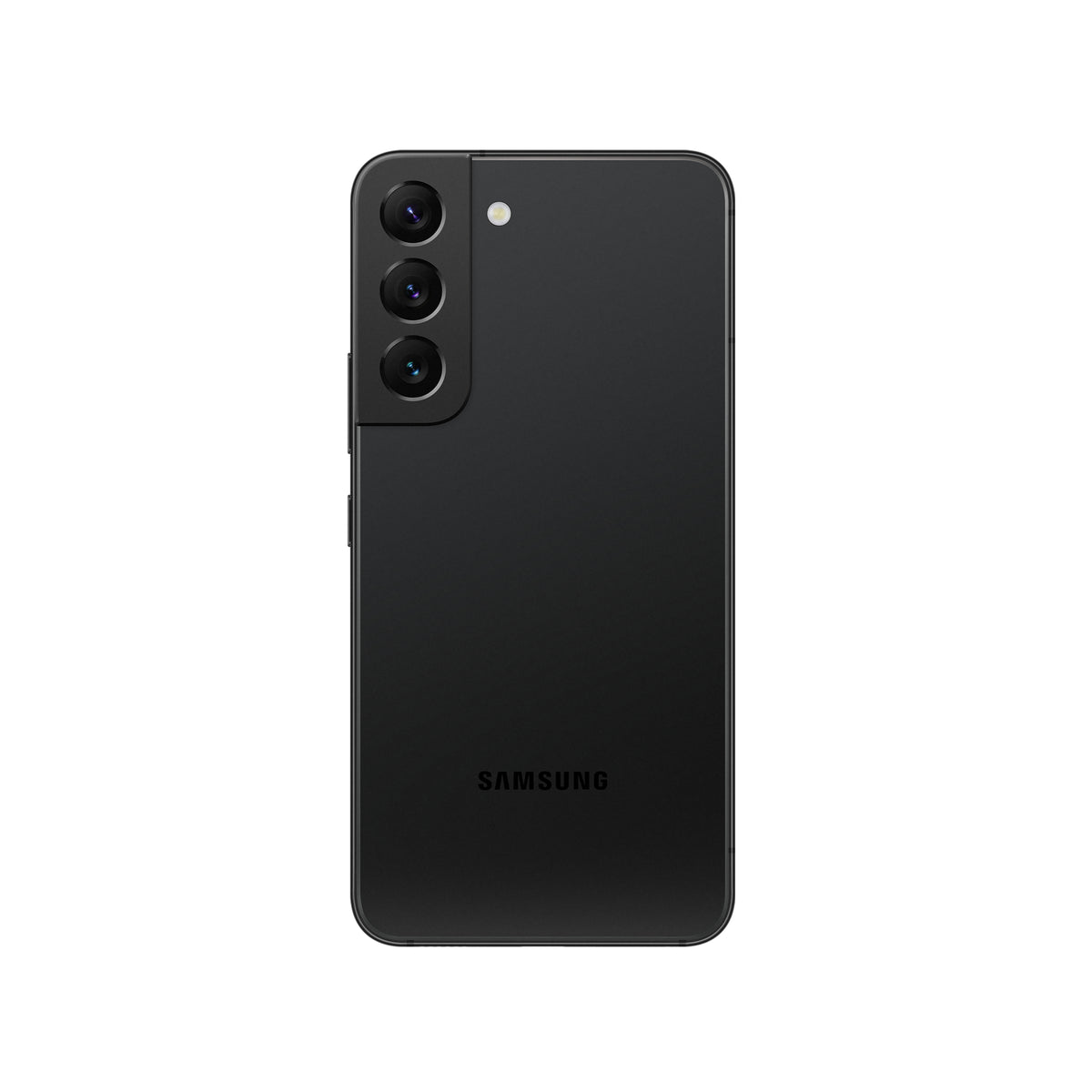 Samsung Galaxy S22 in Phantom Black — brand stock image. Your device's condition matches its grade.