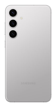 Samsung Galaxy S24+ in Marble Gray — brand stock image. Your device's condition matches its grade.