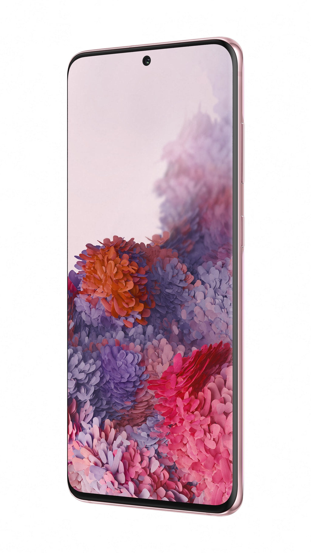 Samsung Galaxy S20 in Cloud Pink — brand stock image. Your device's condition matches its grade.