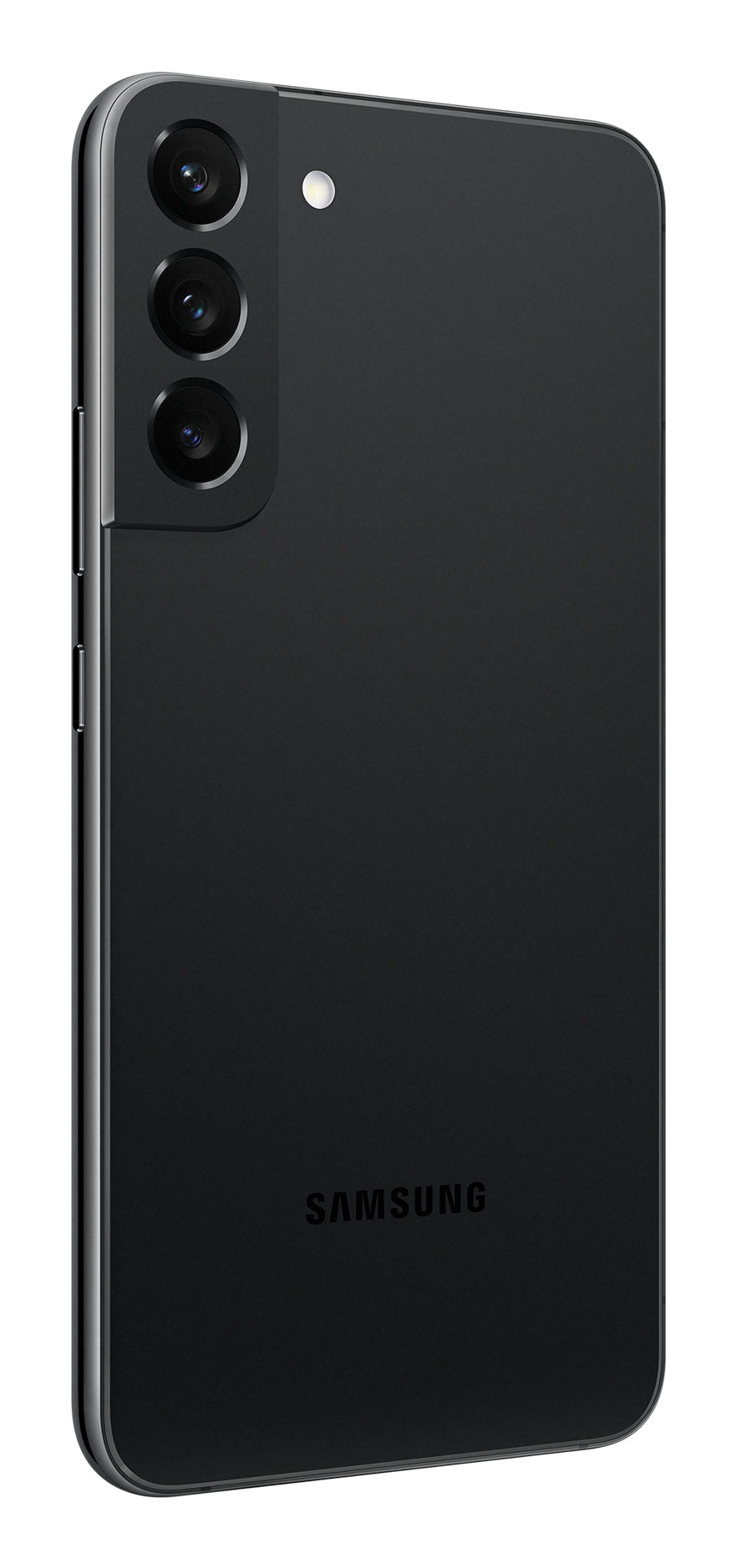 Samsung Galaxy S22+ in Phantom Black — brand stock image. Your device's condition matches its grade.
