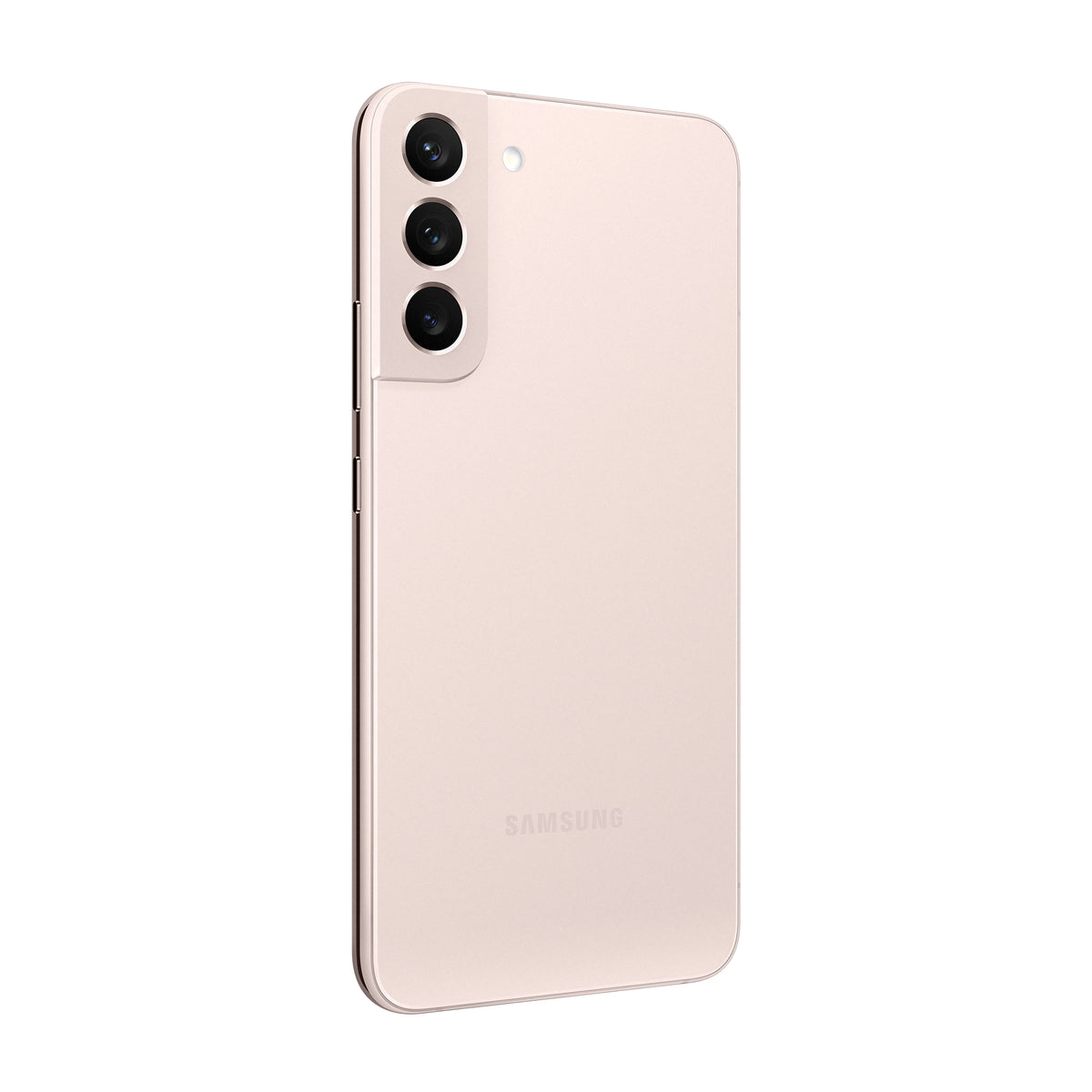 Samsung Galaxy S22+ in Pink Gold — brand stock image. Your device's condition matches its grade.