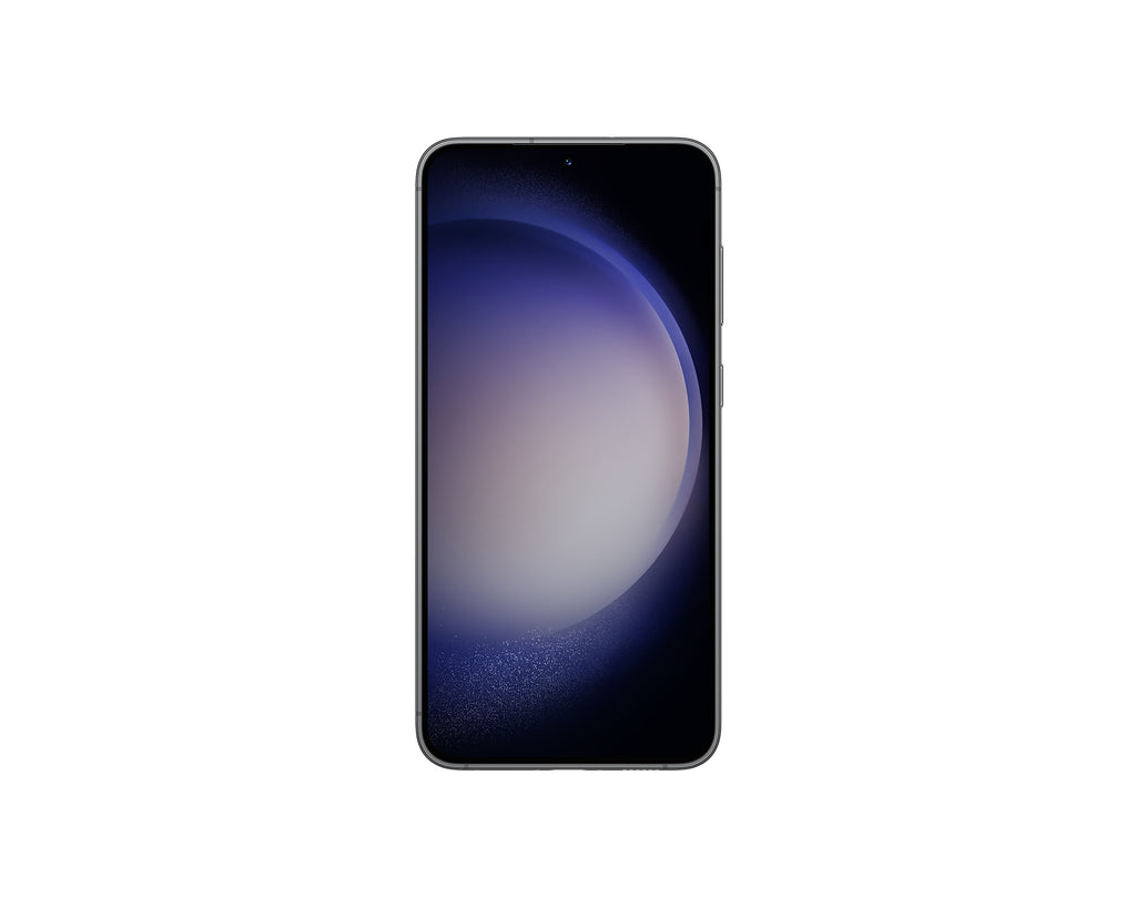 Samsung Galaxy S23+ in Phantom Black — brand stock image. Your device's condition matches its grade.