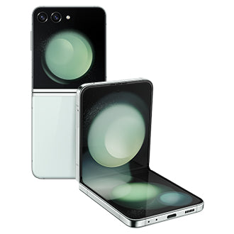 Samsung Galaxy Z Flip5 in Mint — brand stock image. Your device's condition matches its grade.