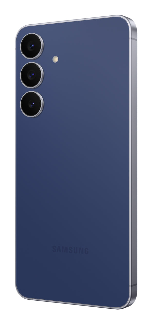 Samsung Galaxy S25 FE in Navy — brand stock image. Your device's condition matches its grade.