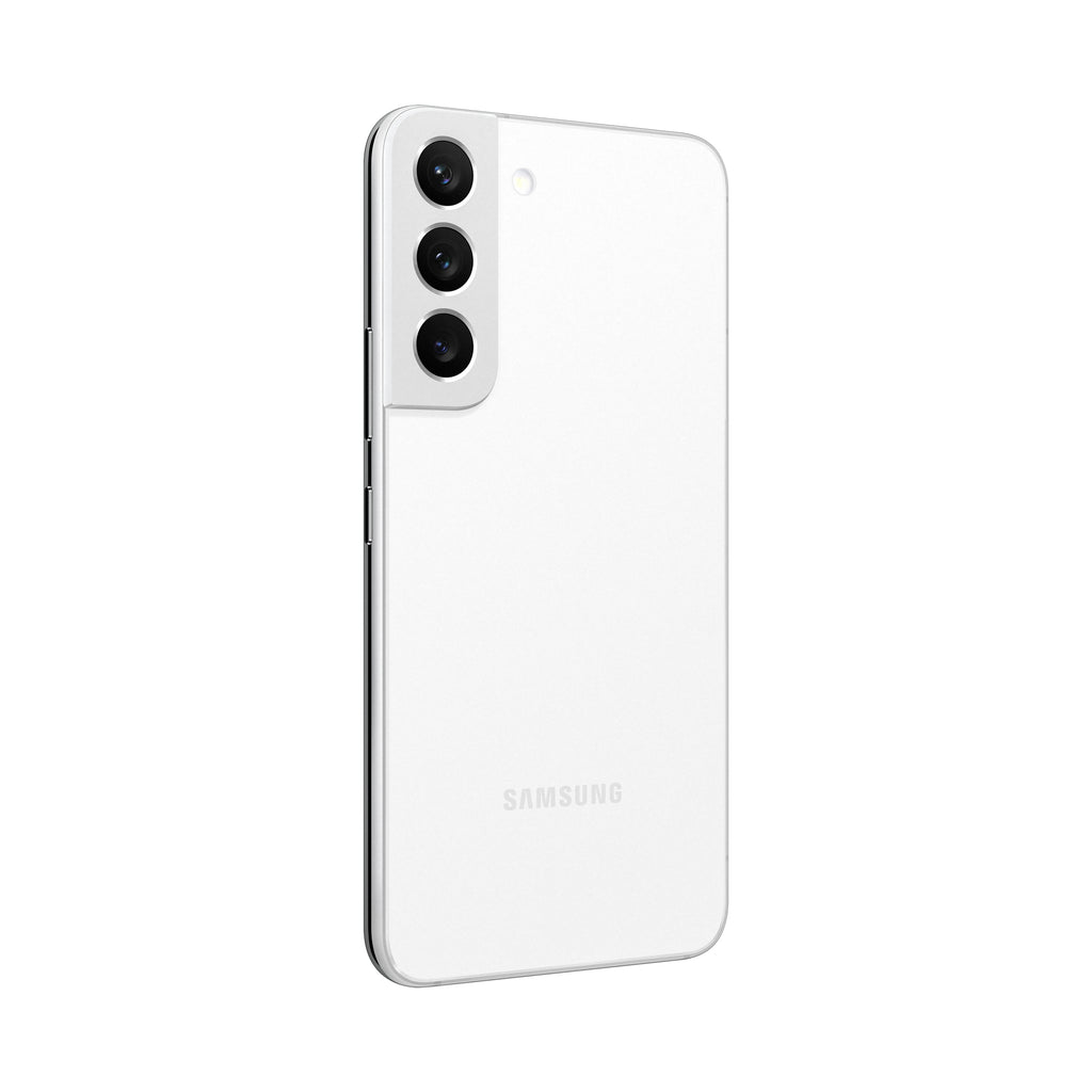 Samsung Galaxy S22 in Phantom White — brand stock image. Your device's condition matches its grade.