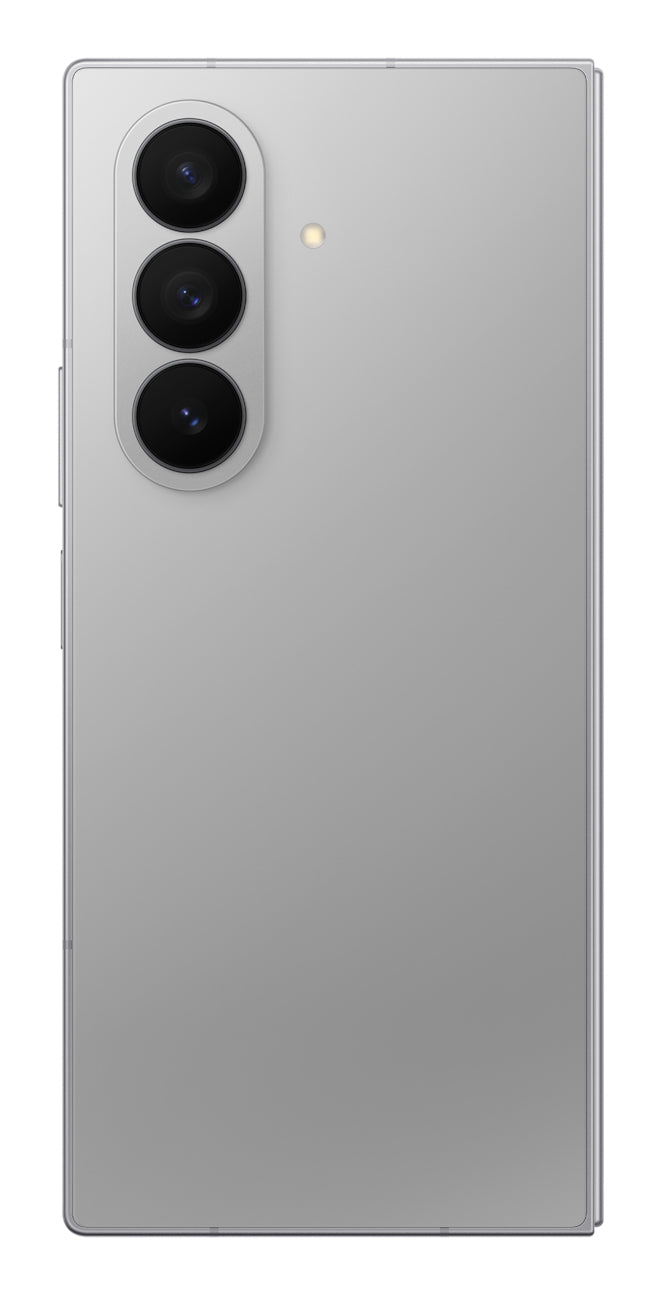 Samsung Galaxy Z Fold7 in Silver Shadow — brand stock image. Your device's condition matches its grade.