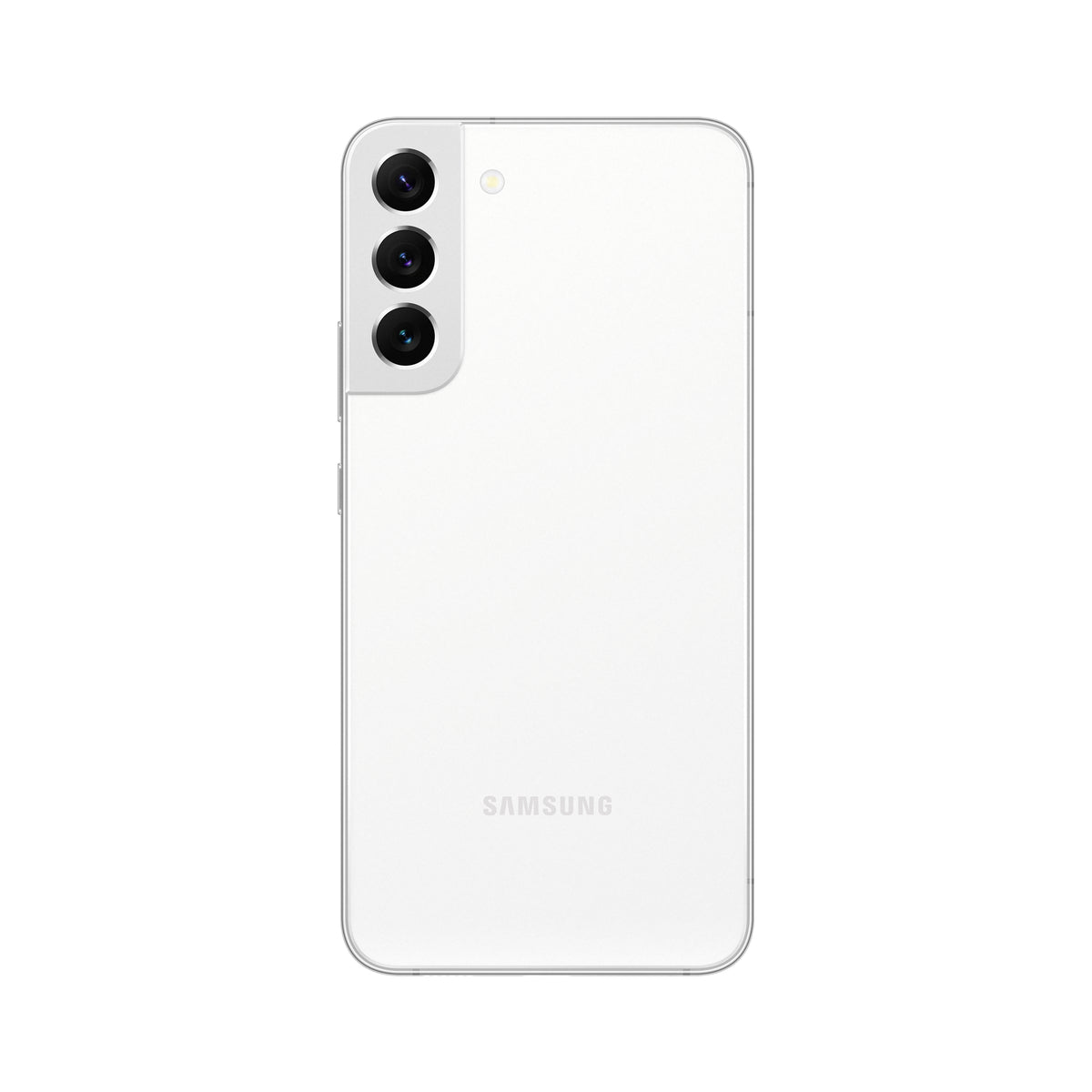 Samsung Galaxy S22+ in Phantom White — brand stock image. Your device's condition matches its grade.