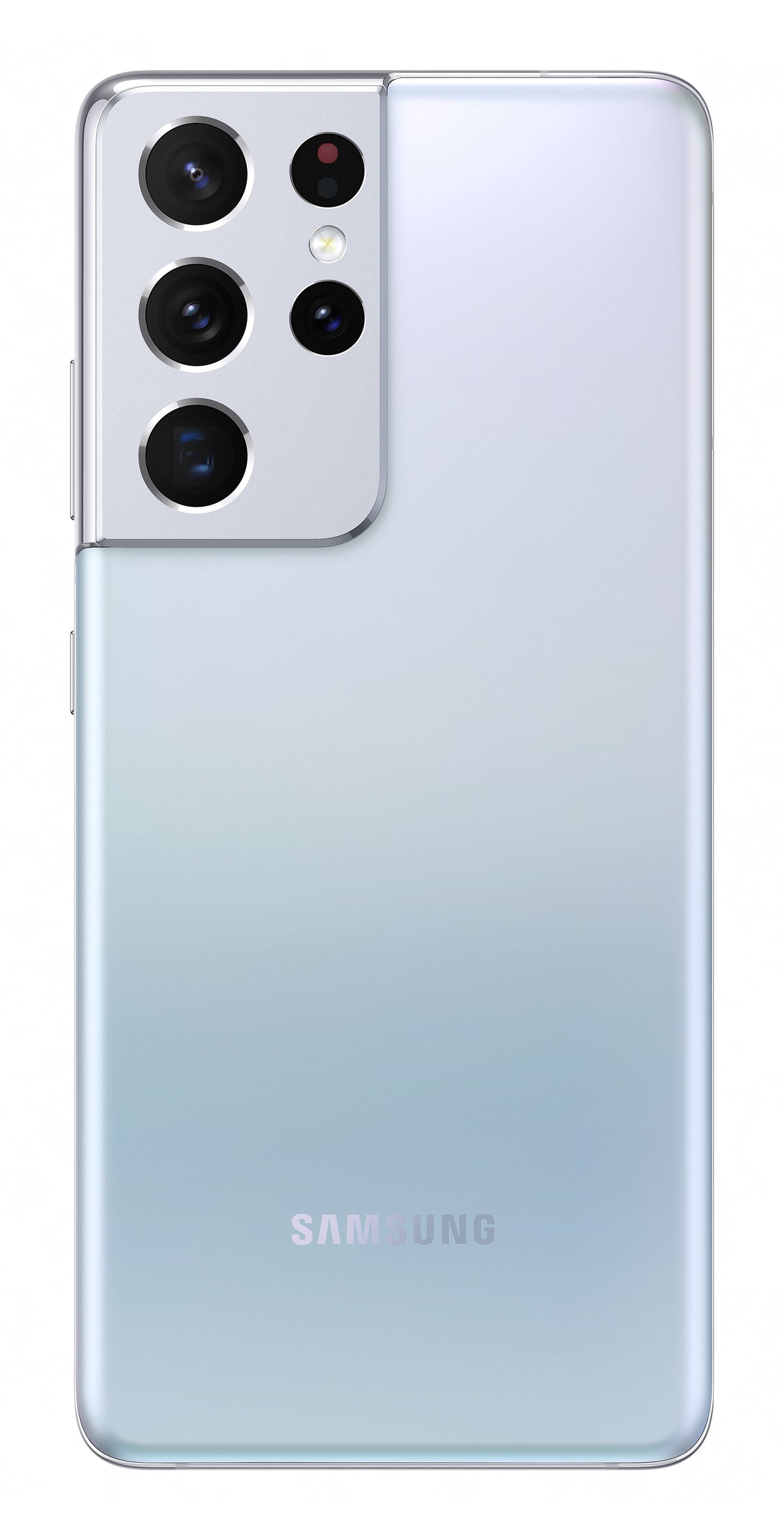Samsung Galaxy S21 Ultra in Phantom Silver — brand stock image. Your device's condition matches its grade.